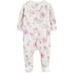 CARTER'S Overal na zip Sleep&Play Ivory Floral holka – Zboží Mobilmania