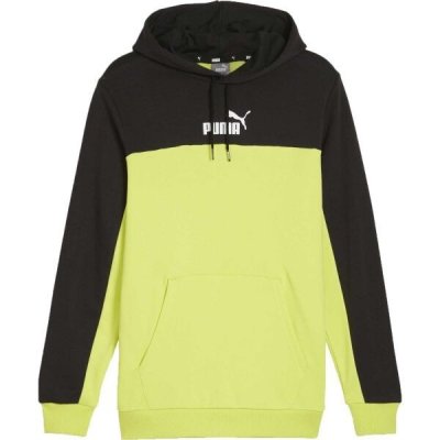 Puma ESSENTIALS + BLOCK HOODIE mikina žlutá – Hledejceny.cz
