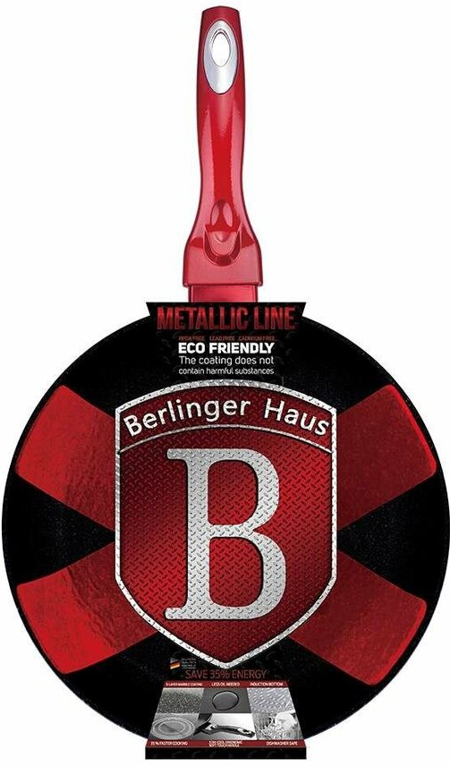 BerlingerHaus s mramorovým povrchem Metallic Line červená 24 cm