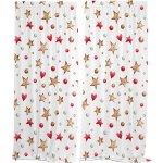 IMPAR Závěsy Vánoční hvězdy (Rozměr : 140x250, Materiál: Interlock) – Hledejceny.cz