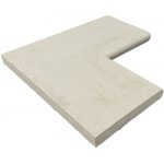 Bazénový lem Presbeton Verto vnitřní roh 600x600x45 mm reliéfní slonovinový – Hledejceny.cz