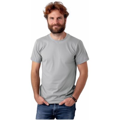 JOŽÁNEK Pánské tričko Marek, krátký rukáv, olivové L