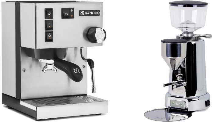 Set Rancilio Silvia E + ECM V-Titan 64