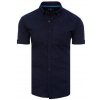 Pánská Košile Dstreet pánská košile s krátkým rukávem tmavě modrá KX0983