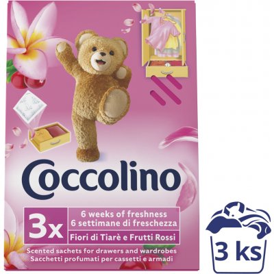 Coccolino vonné sáčky Fiori di Tiaré e Frutti Rossi 3 ks – Zboží Dáma