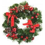 BerryHome Vánoční věnec - s bezinkami, 30 cm – Zboží Dáma