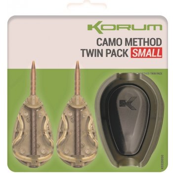 Korum Set Krmítek A Formičky Camo Method Twin Pack - Small