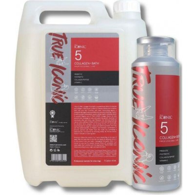 True Iconic COLLAGEN PLUS bath luxusní šampon pro psy 400 ml – Zboží Dáma