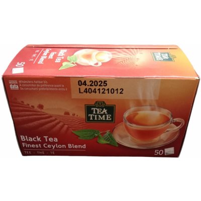 Tea Time Čaj Ceylon Blend černý 50 x 2 g – Zbozi.Blesk.cz