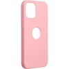 Pouzdro a kryt na mobilní telefon Apple Pouzdro Forcell Silicone Case iPhone 12 mini růžové