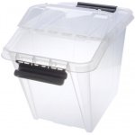 Plast Team Úložný box se sklopným víkem 58 L průhledný – Zboží Dáma