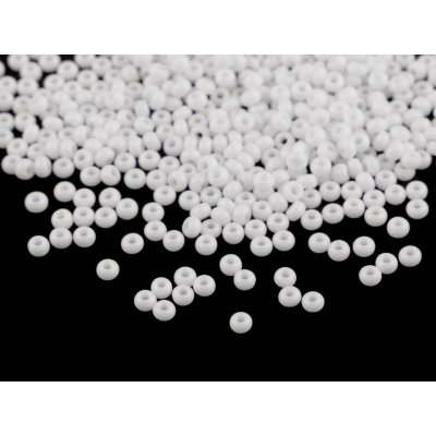 Prima-obchod Rokajl Preciosa 8/0 - 3 mm, barva 03050 bílá – Zbozi.Blesk.cz