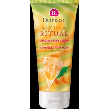 Dermacol Aroma Ritual Mandarinkový sorbet povznášející tělové mléko 200 ml