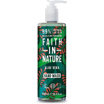 Faith in Nature přírodní tekuté mýdlo Aloe Vera & Tea Tree 400 ml