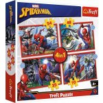 TREFL Hrdinný Spiderman 4v1 35,48,54,70 dílků – Sleviste.cz