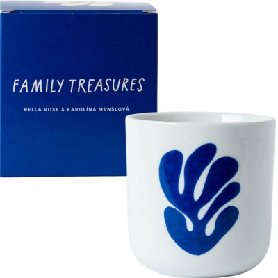 Bella Rose Porcelánový hrnek Family Treasures no. 1 modrá barva porcelán 270 ml – Hledejceny.cz