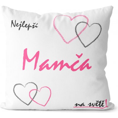 Impar Polštář Nejlepší mamča 40x40 – Hledejceny.cz