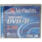 Verbatim DVD+R DL, 8,5GB 8x, AZO, jewel, 5ks (43541) – Zboží Mobilmania