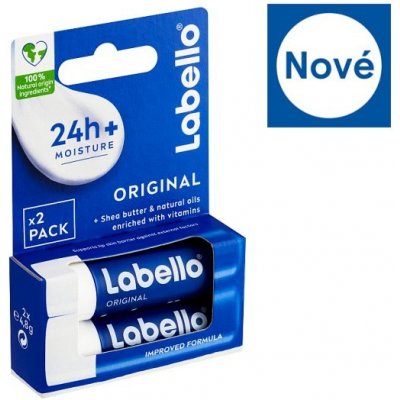 Labello Original Pečující balzám na rty 2 x 4,8 g – Zbozi.Blesk.cz