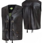 Stars & Stripes Vesta kožená Bonanza Stars & Stripes pánská hnědá – Zboží Mobilmania