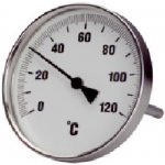 Teploměr pro grily, udírny 0-450°C, TR100, 160mm stonek, rovný, JS – Sleviste.cz