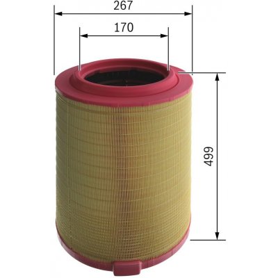 Vzduchový filtr BOSCH F 026 400 641 – Hledejceny.cz