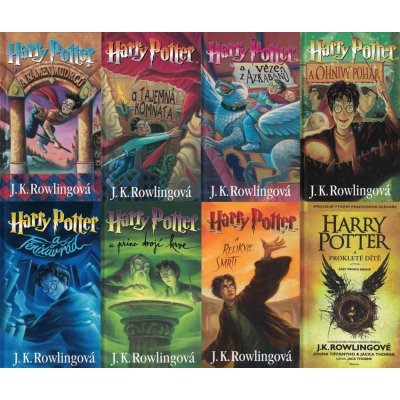 ROWLINGOVÁ J. K. - Harry Potter 1-8 komplet 8 knih od 1 999 Kč - Heureka.cz
