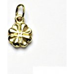 Čištín Zlatý přívěsek čtyřlístek P 178 – Zboží Dáma