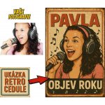 Retro cedule - Zpívání - Plast / A3 (30x45cm) – Hledejceny.cz