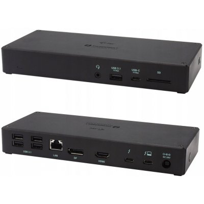 i-Tec Thunderbolt 3 3x Display Docking Station + Power Delivery 96W TB3TRIPLEDOCKPD – Zboží Živě