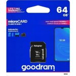 Goodram microSD 64 GB M1AA-0640R12 – Zboží Mobilmania
