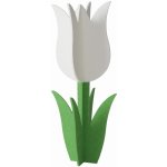 Boltze Dekorativní figurka tulipán Tulip bílo-zelený 82 x 36 x 36 cm, 1 ks – Hledejceny.cz