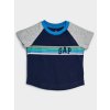 Kojenecké tričko a košilka Baby tričko GAP Logo arch raglan tee Modrá
