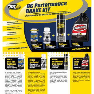 BG 890 PERFORMANCE BRAKE KIT – Zboží Mobilmania