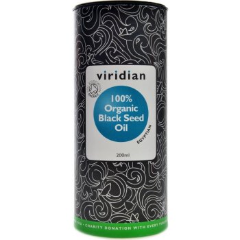 Viridian Black Seed Oil Organic 200 ml