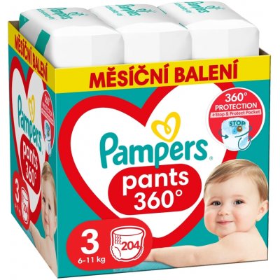 Pampers 3 204 ks – Sleviste.cz