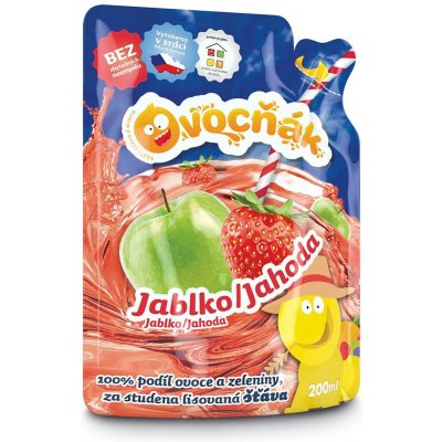 Ovocňák Mošt jablko a jahoda 200 ml – Zboží Dáma