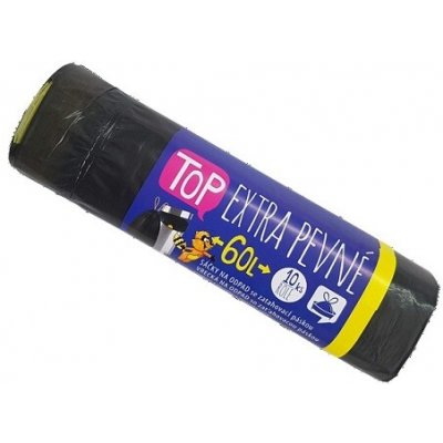 Vipor Sáčky TOP zatahovací 60L 35µm 10ks černé – Hledejceny.cz