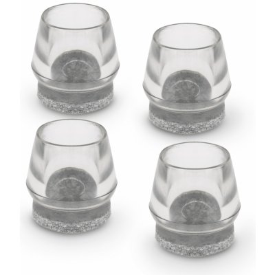 Walteco Krytka s filcem průměr 16-18mm transparentní 4 ks 50571 – Sleviste.cz