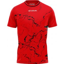 Givova Sportovní triko Grafite Red-Black červená