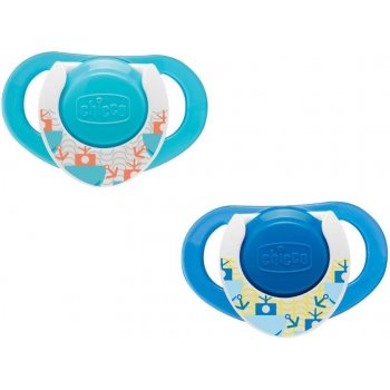 Chicco Physio Compact kaučuk modrá 2 ks