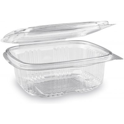 WIMEX Miska hranatá průhledná s víčkem 375 ml PET – Sleviste.cz