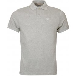 Pánské Tričko Barbour Tartan Pique Polo Shirt Grey Marl