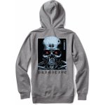 PRIMITIVE TERMINATOR MACHINE HOOD Grey Heather – Zboží Dáma
