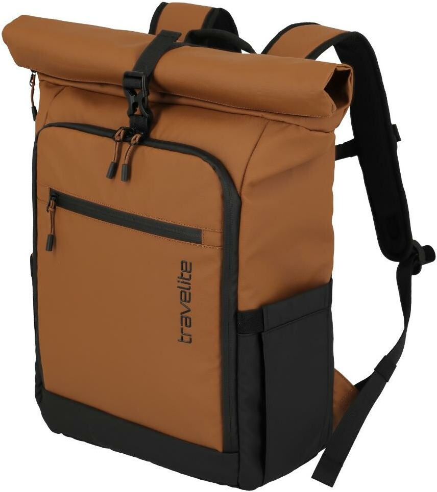 Travelite Briize Backpack M Roll-Up Curry 24 l
