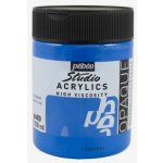 Pébéo Studio Acrylics akrylové barvy 500 ml 49 azurová (cyan) – Sleviste.cz
