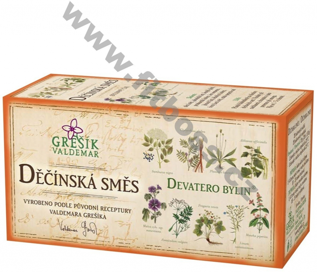 Grešík Děčínská směs Devatero bylin 20 x 1 g