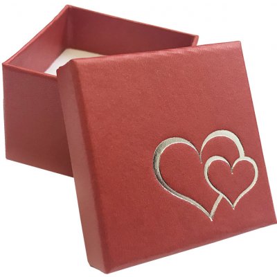JK Box Dárková krabička na prsten nebo náušnice VA-3/A7/AG – Zboží Dáma