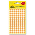Avery Zweckform 3178 Ø 8 mm, 416 ks, neonově oranžová – Sleviste.cz