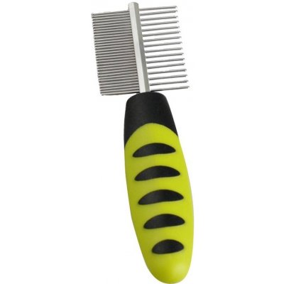FLAMINGO kartáč pro hlodavce COMB WITH HANDLE DOUBLE – Zboží Mobilmania